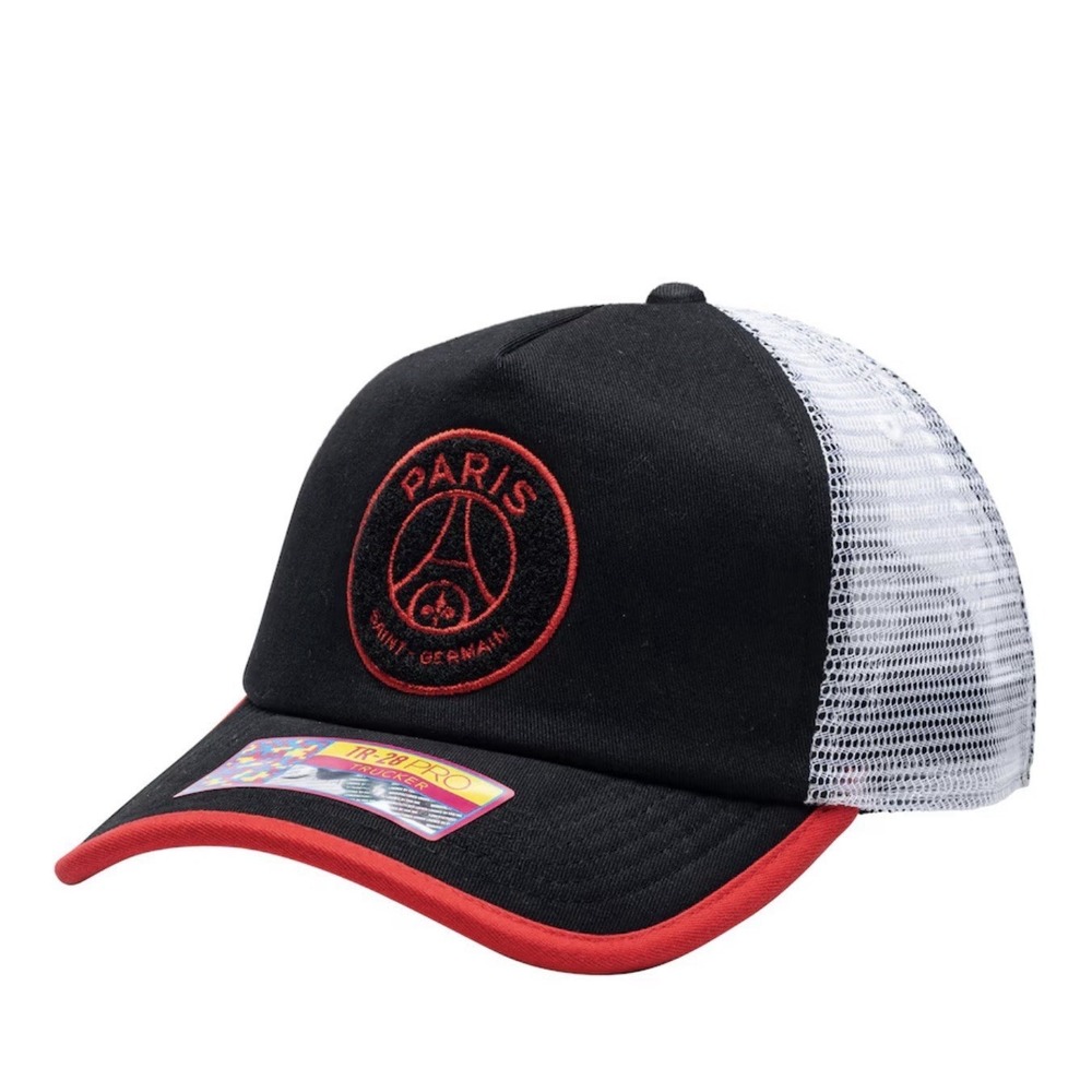 Paris Saint-Germain Unisex Strike One8th TR-28 PRO‎ Trucker Adjustable Hat Black - Picture 3 of 7